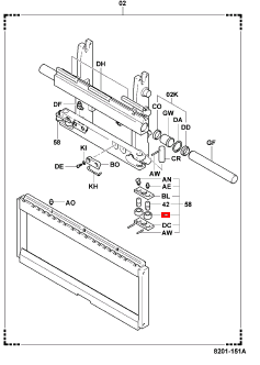 Rolamento - <p>Rolamento Deslocamento Incorporado Toyota s/8</p><p>FD/FG 15 - 30</p>